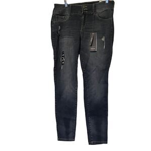 NWT Torrid Premium Womens Blue Dark-Wash Straight-Leg Jeggings Jeans Size 12R